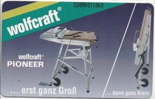 K 1216 08.93 - Werkzeugbank von WOLFCRAFT - Telefonkarte