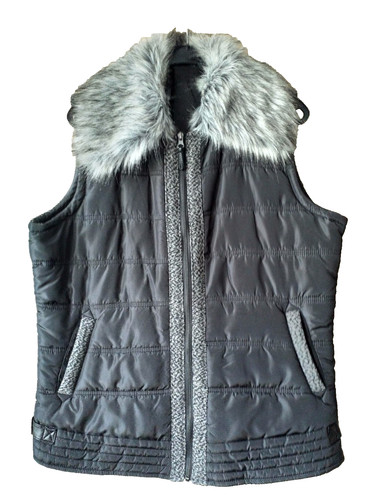 Trend weste material mix mit - trend,