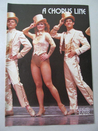 Programmheft chorus line - "a,
