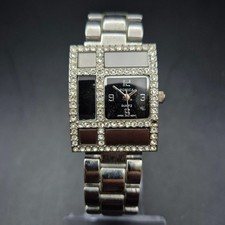 Ronica Glamour Armbanduhr | Rechteckig | Strass & Geometrie