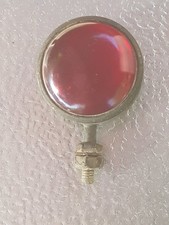 Katzenauge Reflektor Oldtimer Antik Domlinse Messing Vernickelt