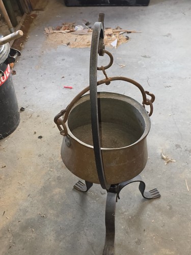 Antik kupfer druidenkessel mit - antik, kupfer-druidenkessel