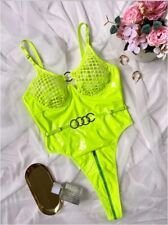 Sexy Wet Look Latexoptik Catsuit Overall Bodysuit Langarm Reißverschluss Dessous