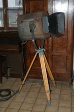 Scheinwerfer Kino Film Theater Reiche &  Vogel Berlin ma. 5 KW Loft Vintage