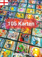 105 Pokemon Karten Sammlung |