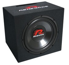 Renegade RXV-1200 30cm 12" Bassreflex-Subwoofer 600 Watt Auto Sub Bassbox  