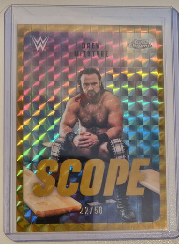 Drew mcintyre scope gold - drew, topps