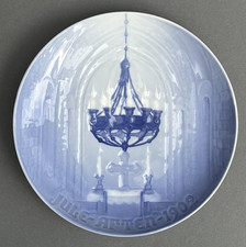 Bing & Grondahl Copenhagen Christmas Plate Jule Aften 1902 Weihnachtsteller