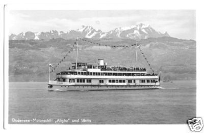 Bodensee motorschiff - ak,, bodensee,