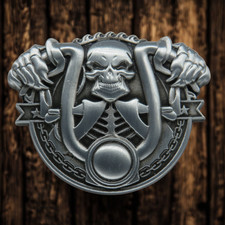 Biker Skelett Anstecker Pin