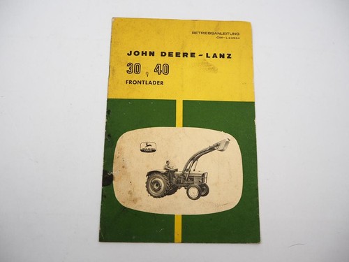 Orig john deere - lanz, 30