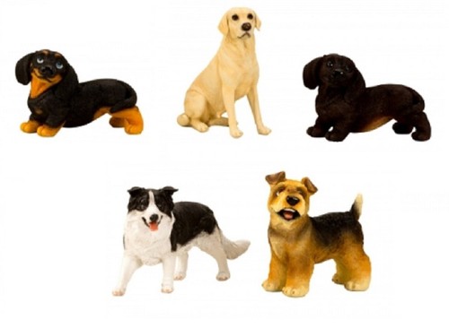 Hunde aus polyresin 13 0 - polyresin,, ca.