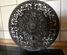 BUDERUS Gusseisen Wandteller Entwurf  K.Friedrich Schinkel NEPTUN  40er  27cmØ