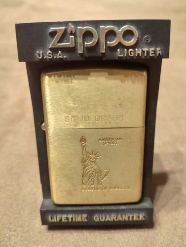 Zippo feuerzeug solid - zippo, brass