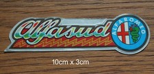 Alter Sticker Aufkleber Alfasud Auto Alfa Romeo Oldtimer 80er Jahre