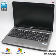 MEDION MD 97440 P6613 NOTEBOOK LAPTOP WINDOWS 7 XP 4GB 250GB GEFORCE 16" HD