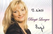 Autogramm Birgit Langer Schlagersängerin Ringgau Deutschland