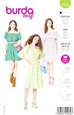 Burda Easy Schnittmuster Nr. 5728 - Kleid - luftiges Sommerkleid - 3 Varianten