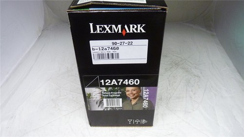 Original lexmark 12a7460 toner - lexmark,
