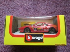 rotes Modellauto von burago, cod. 4107, Ferrari GTO Rally, originalverpackt