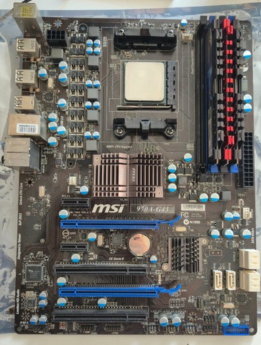 Mainboard cpu ram bundle - cpu, msi