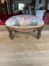 Hocker Fußbank Schemel Antik Florales Design