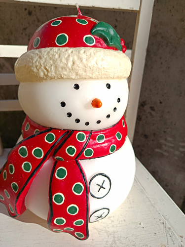 Schneemann dekofigur - schneemann,
