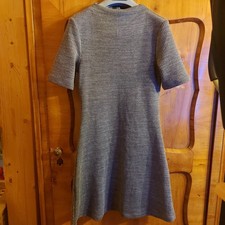 graues Strick Kleid Gr S Von C&A Kurzarm