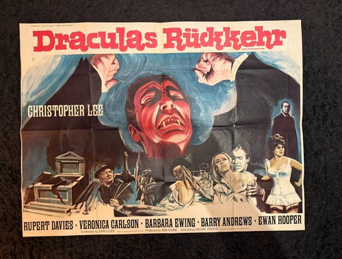 Draculas rückkehr kinoplakat - rückkehr,