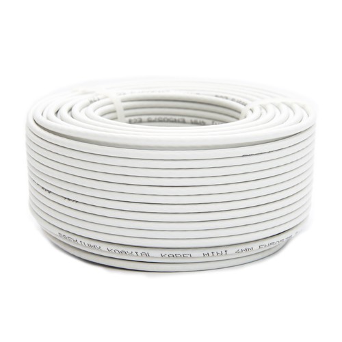50m mini sat koaxialkabel 4mm - 50m,