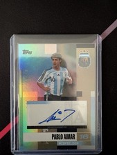Pablo Aimar Autogramm Topps