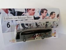 Bitburger mini Werbetruck, MB Travego Bus  1:87 in OVP, Fußball WM 2002