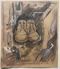 Anonym, Schuhe, 1982, Grafik