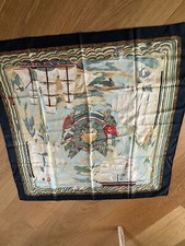 HERMÈS Hermes Tuch Seide Silk Hermès, Foulard "Henry. F. Smith Sailor 1880 RAR