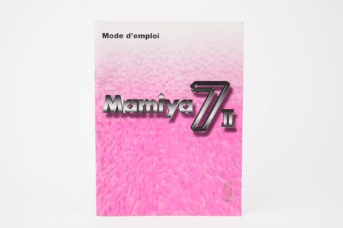 Bedienungsanleitung mamiya 7 - bedienungsanleitung, "mamiya