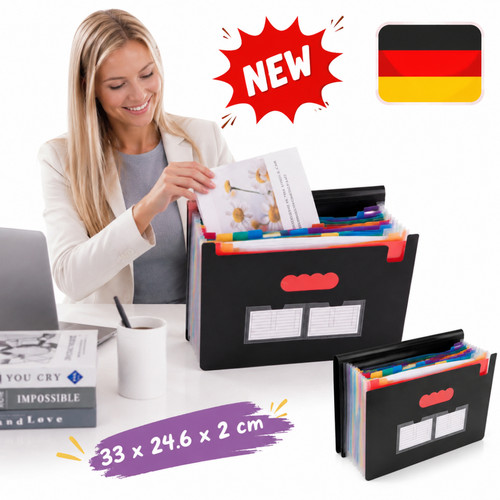 Sortiermappe akkordeon - sortiermappe,