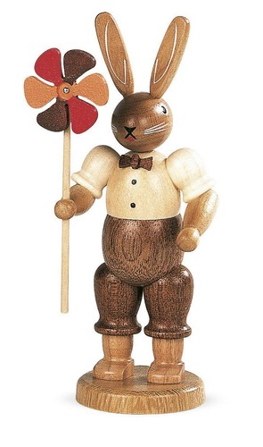 Osterfigur hasenmann mit - osterfigur,