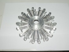 9-Zylinder Sternmotor Attrappe