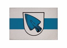 Aufnäher Erding Fahne Flagge Aufbügler Patch 9 x 6 cm