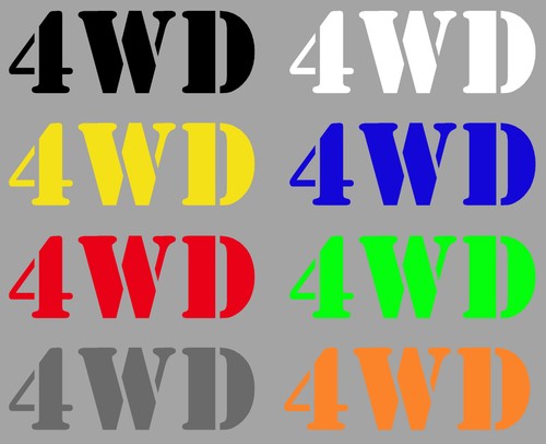 Aufkleber sticker 4wd logo 4x4 - aufkleber,