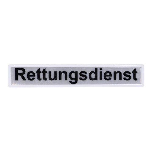 Rückenschild rettungsdienst - rückenschild,