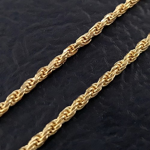 585 gold damen kette 55cm - gold,