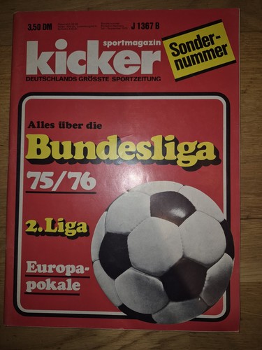 Kicker sonderheft 1975 - kicker,