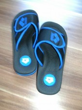 Badelatschen Gr. 39 mit Klettverschluss gebraucht Arena 3 cm dicke Sohle