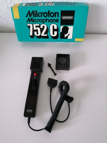 Vintage grundig mikrofon 752 - vintage, c