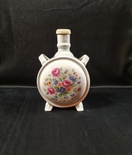 Porzellanflasche Zsolnay Mit Blumenmotiv