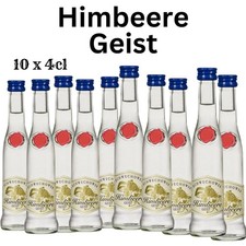 Obstgeist Himbeere 10x4cl (40%Vol) Himbeergeist Schnaps | 10 kleine Flaschen
