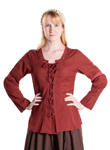 Mittelalter schnürbluse mit - schnürbluse,