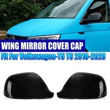 2x Außenspiegelkappen Schwarz Für VW T5 T5.1 Transporter V 2010 2011 2012-2015