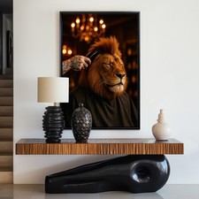 Der Löwe im Barbershop, für